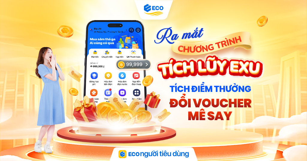 tích EXu đổi voucher
